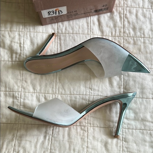 Gianvito Rossi Shoes - Gianvito Rossi Elle Plexi Mules
